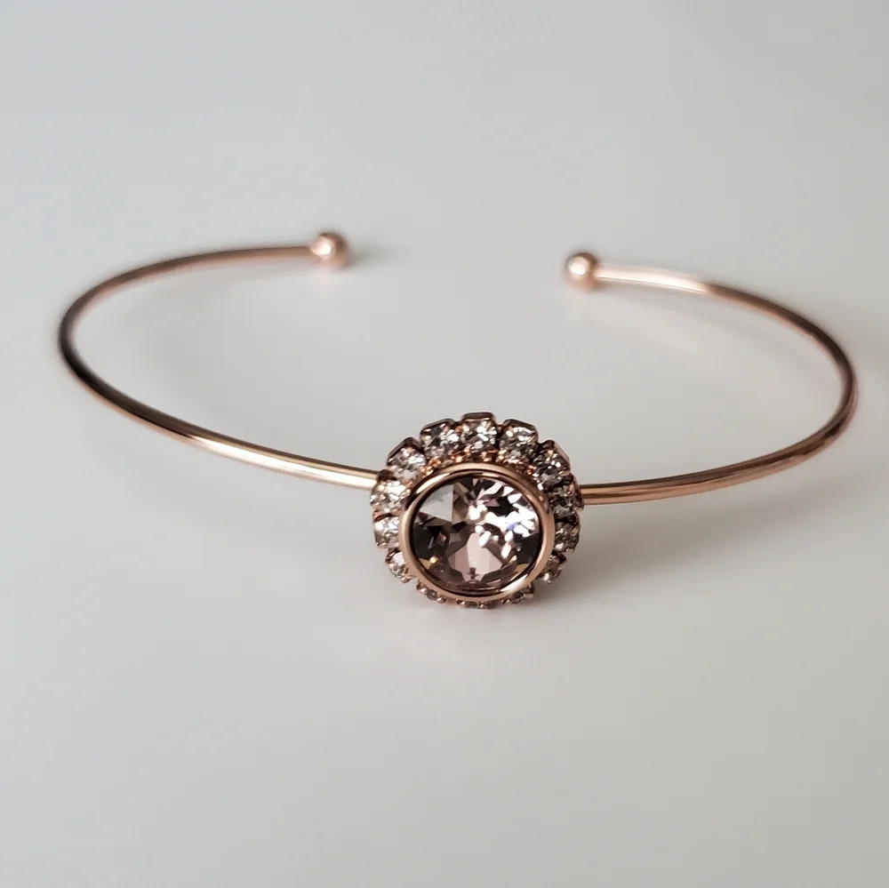 Ted Baker London Pale Pink Swarovski Crystal Sappelle Daisy Lace Ultr…